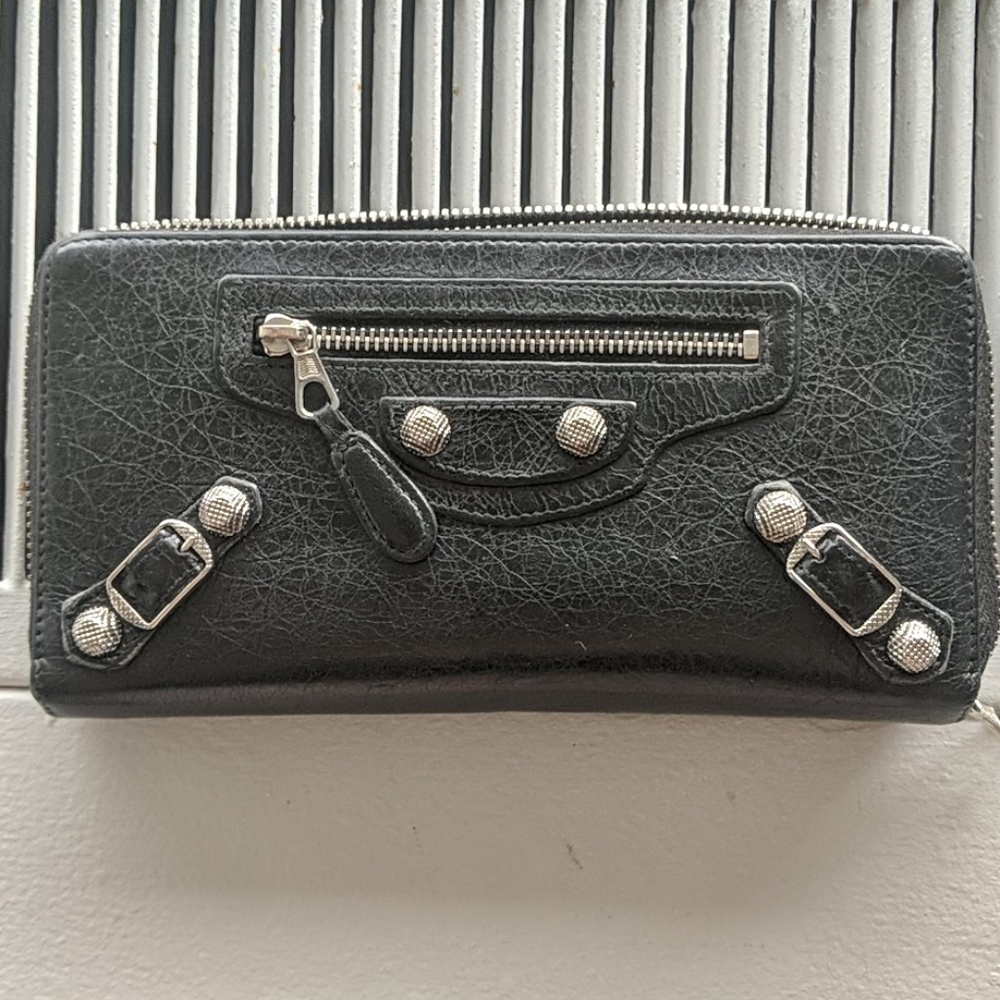 Balenciaga leather wallet